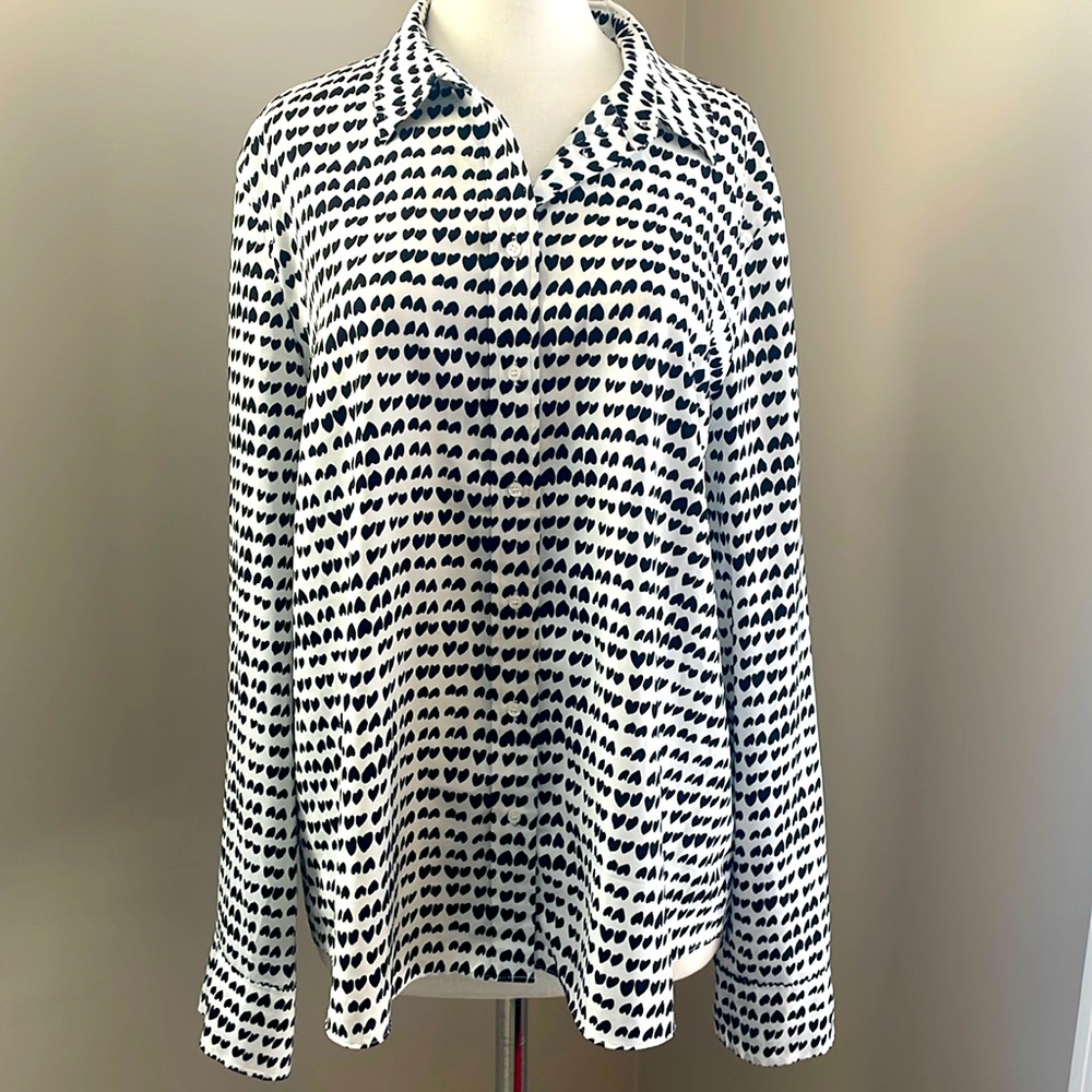 J.Crew Heart Blouse